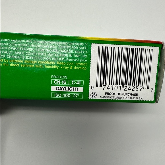 4 packages -FUJI FILM Color Superia X-TRA 400 35MM Film Pack 4x24 Expire 2/2005 - Picture 5 of 8